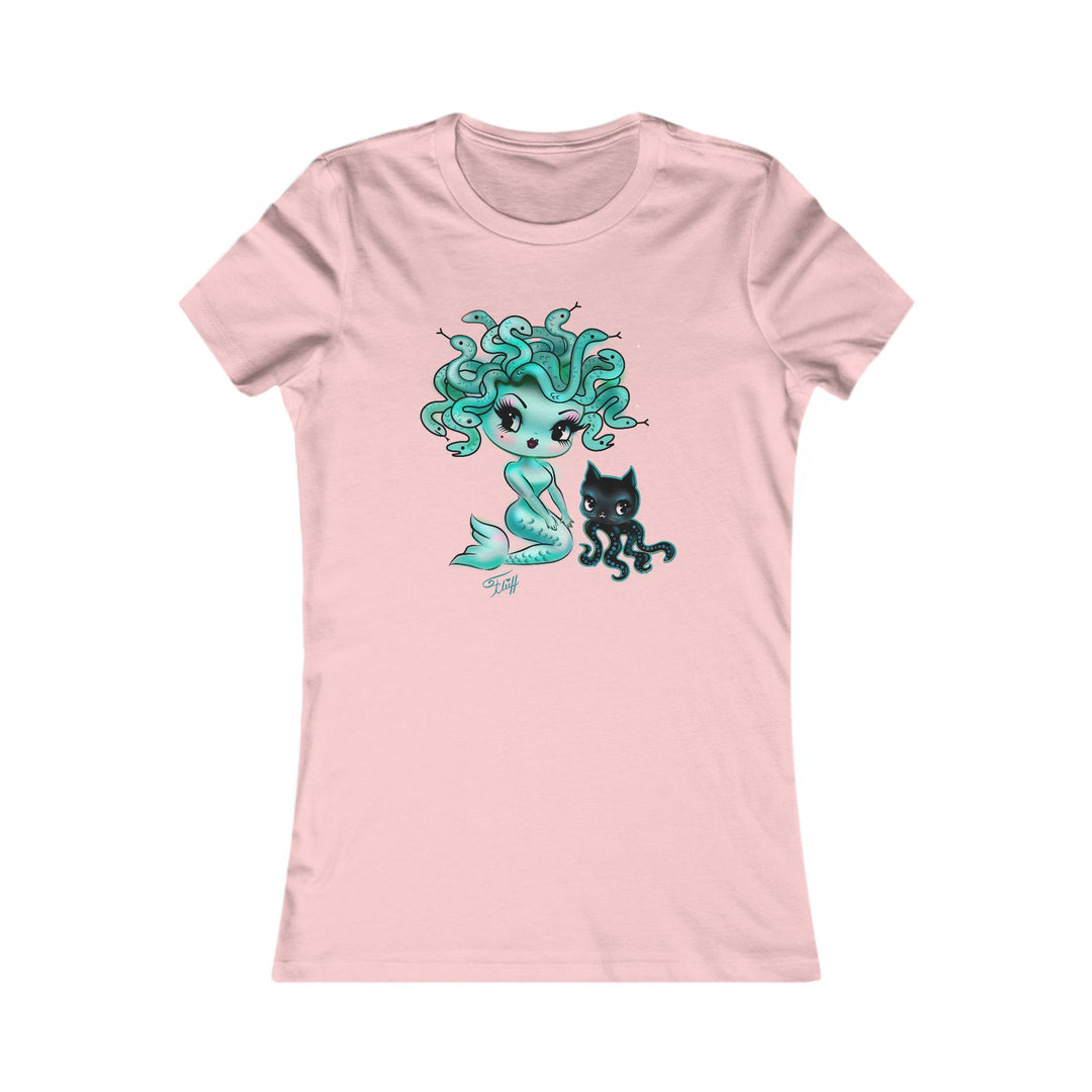 Baby Medusa Mermaid • Women's Form Fitting Tee