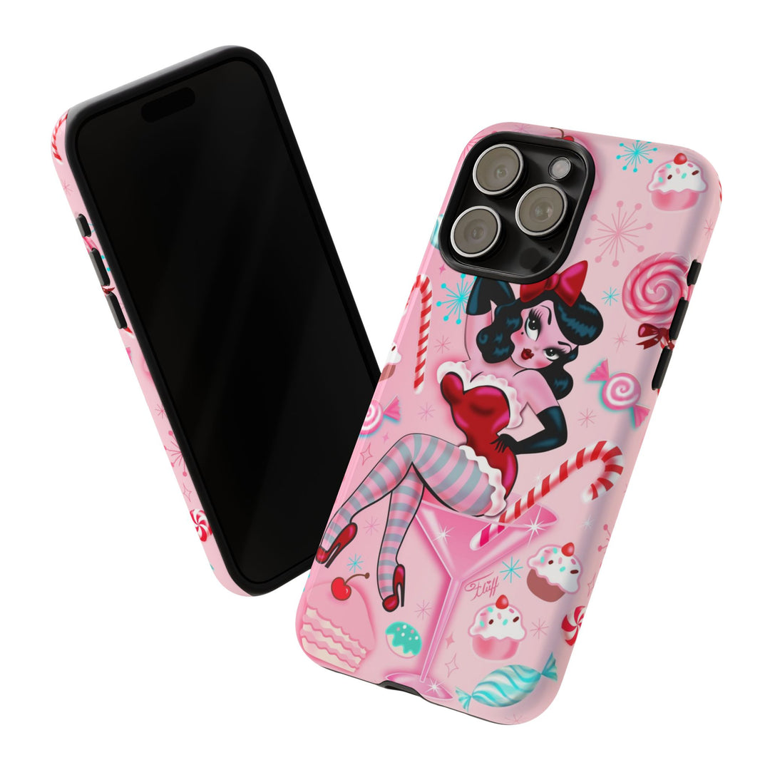 Candy Cane Martini Girl • Case Mate Galaxy S7 & S9 Slim Phone Case