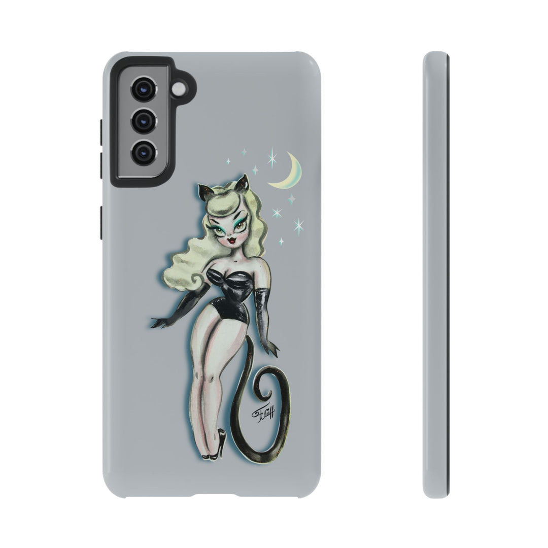 Blonde Cat Girl • Tough Phone Case