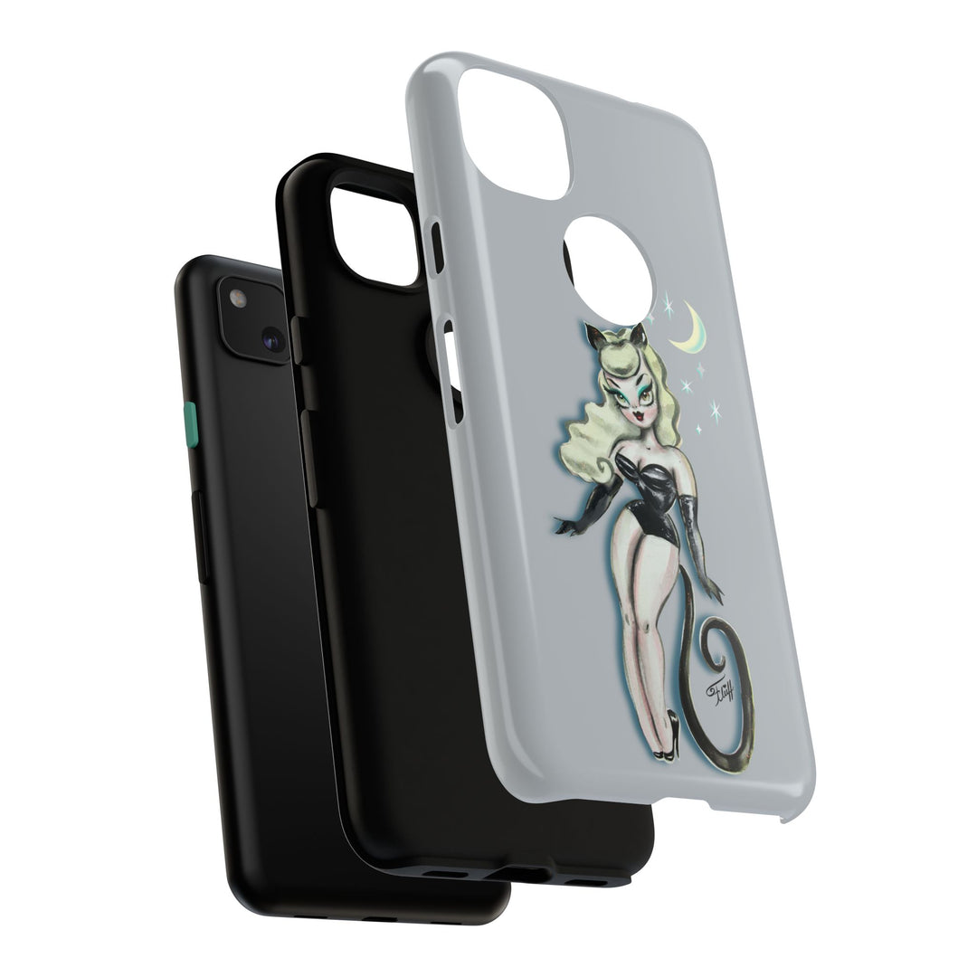 Blonde Cat Girl • Tough Phone Case