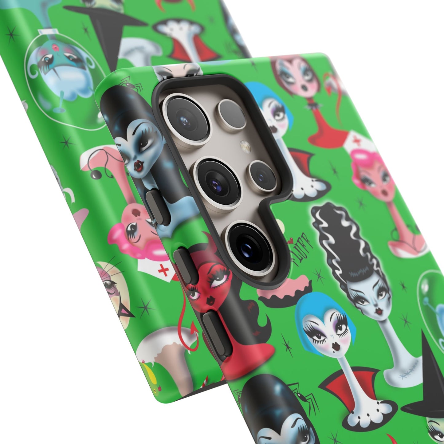 Spooky Dolls Green • Tough Phone Case