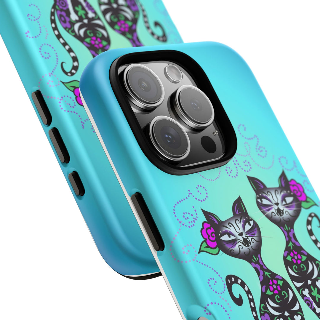 Sugar Skull Cats • Tough Phone Case