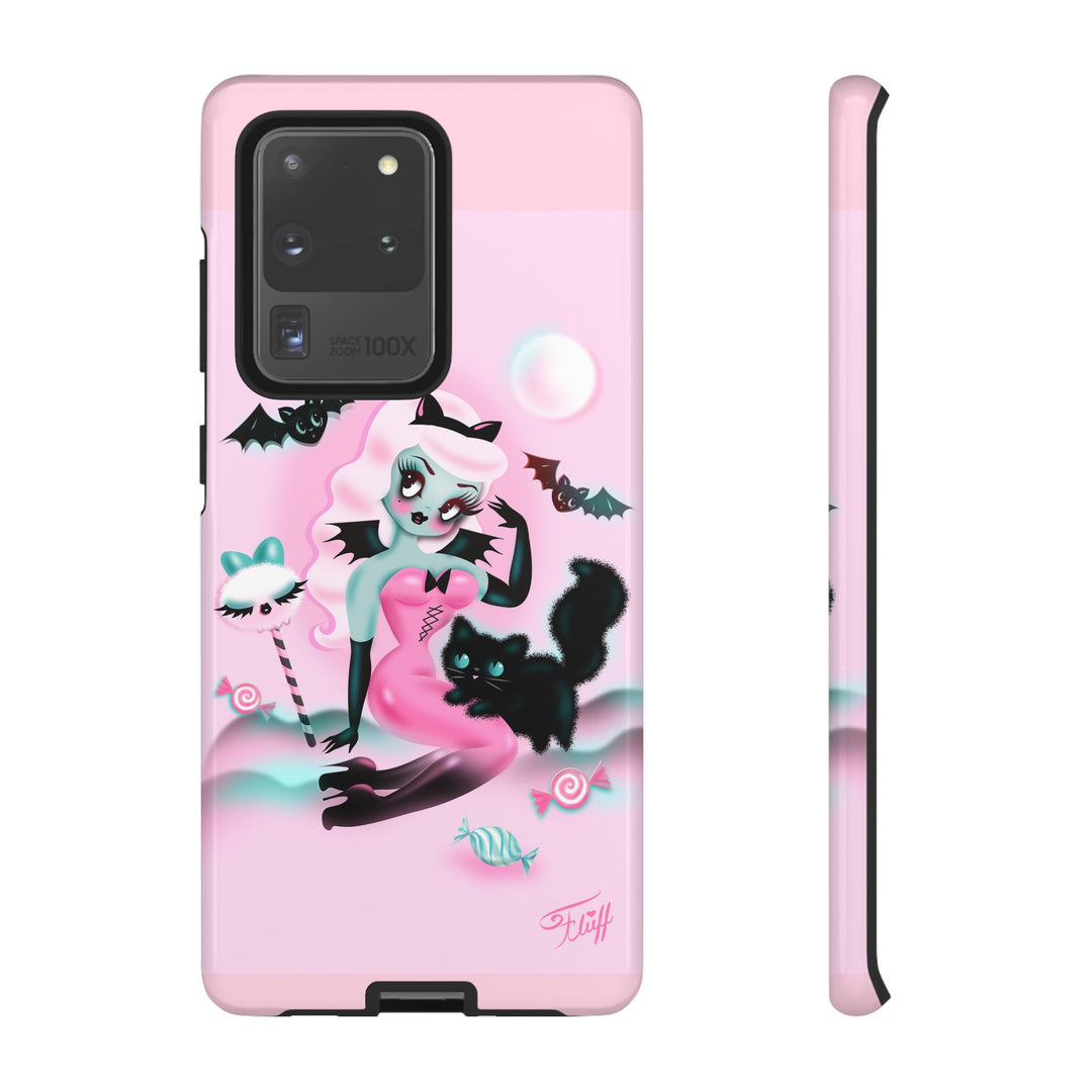 Pastel Candy Vampire with Kitty • Tough Phone Case