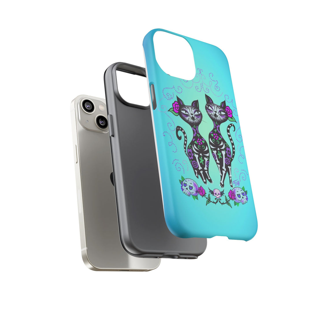 Sugar Skull Cats • Tough Phone Case