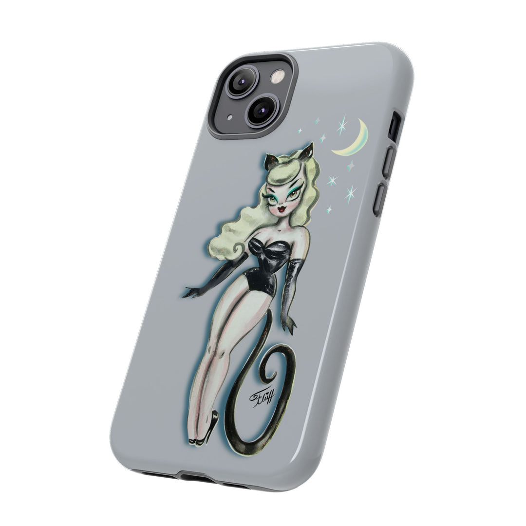 Blonde Cat Girl • Tough Phone Case