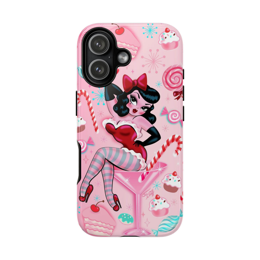 Candy Cane Martini Girl • Case Mate Galaxy S7 & S9 Slim Phone Case
