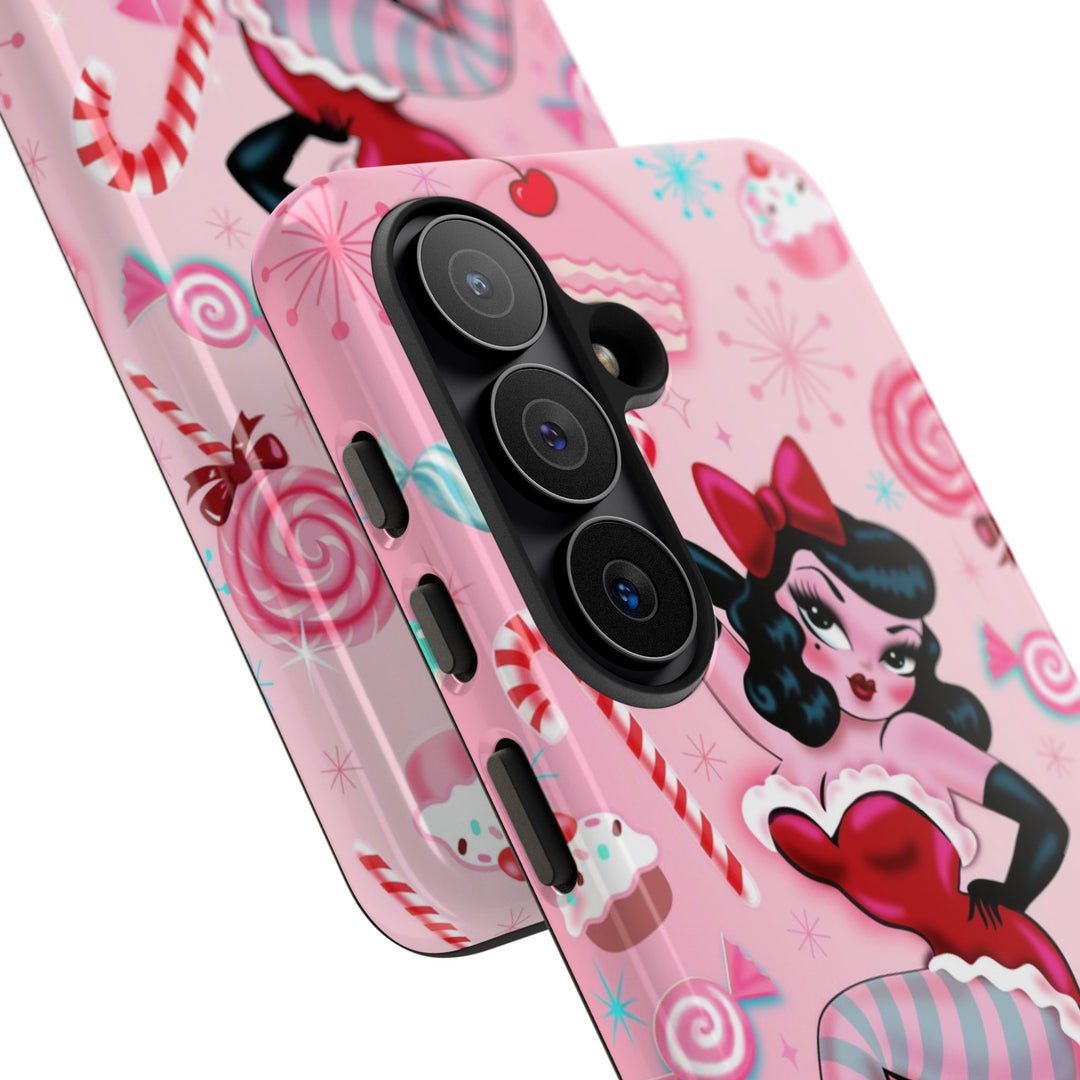 Candy Cane Martini Girl • Case Mate Galaxy S7 & S9 Slim Phone Case