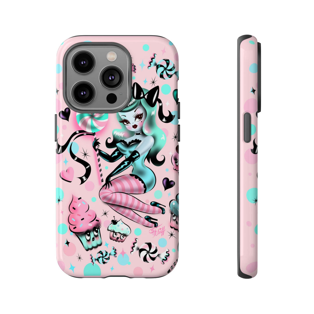 Mint Sugar Pinup • Tough Phone Case