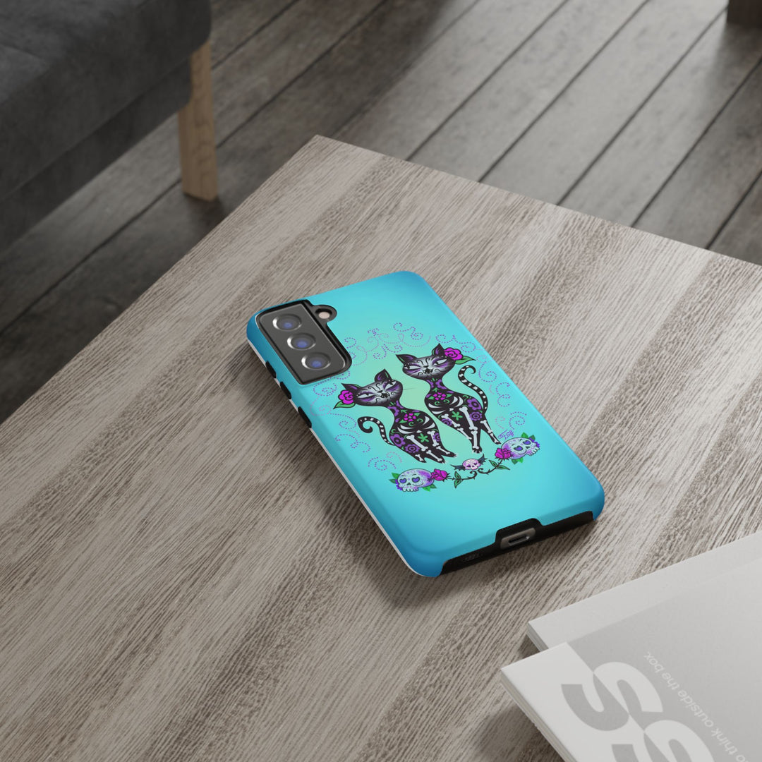 Sugar Skull Cats • Tough Phone Case