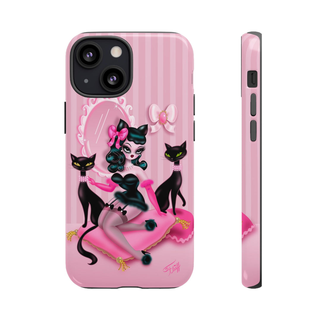 Kitten Boudoir Doll • Tough Phone Case