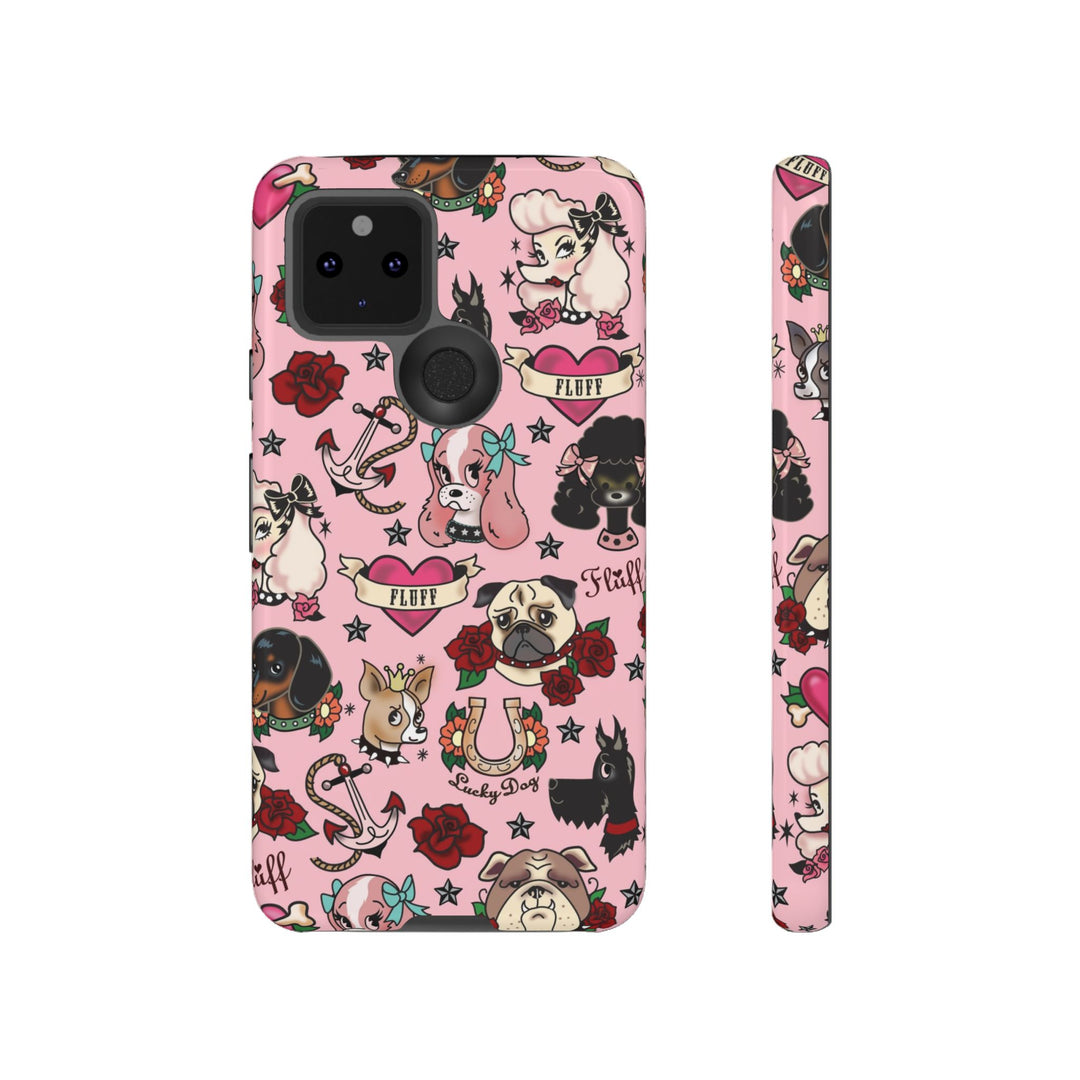 Tattoo Pooch Pink • Tough Phone Case