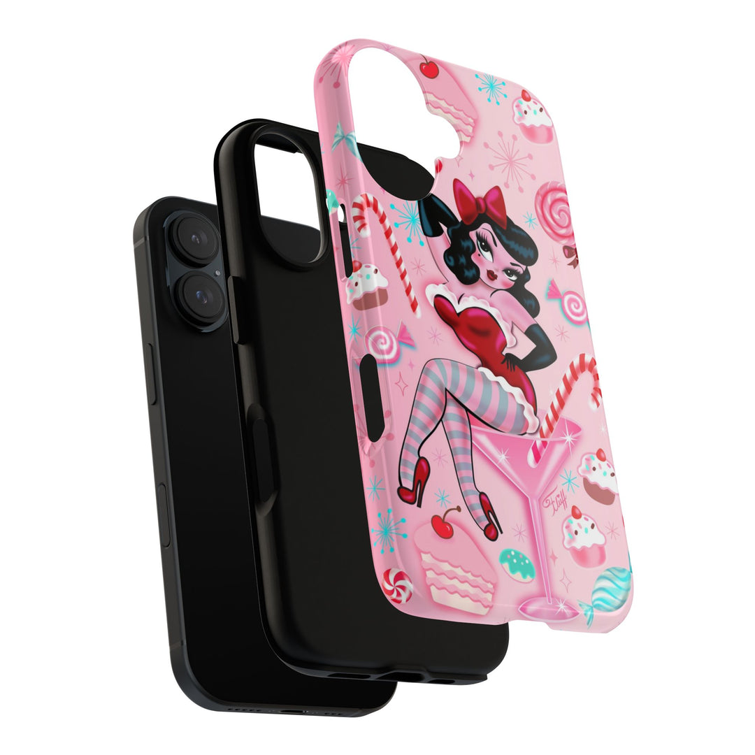 Candy Cane Martini Girl • Case Mate Galaxy S7 & S9 Slim Phone Case