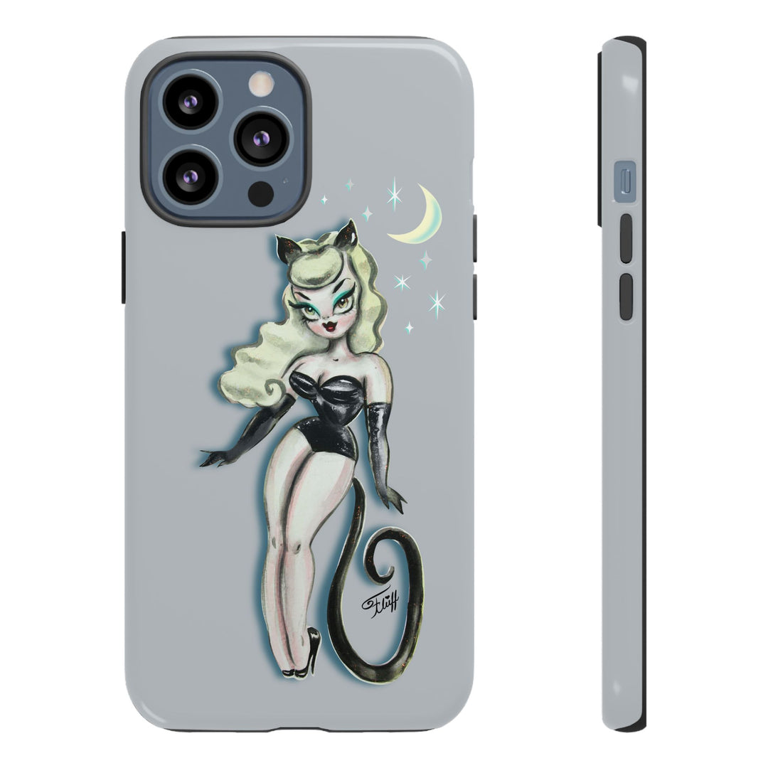 Blonde Cat Girl • Tough Phone Case