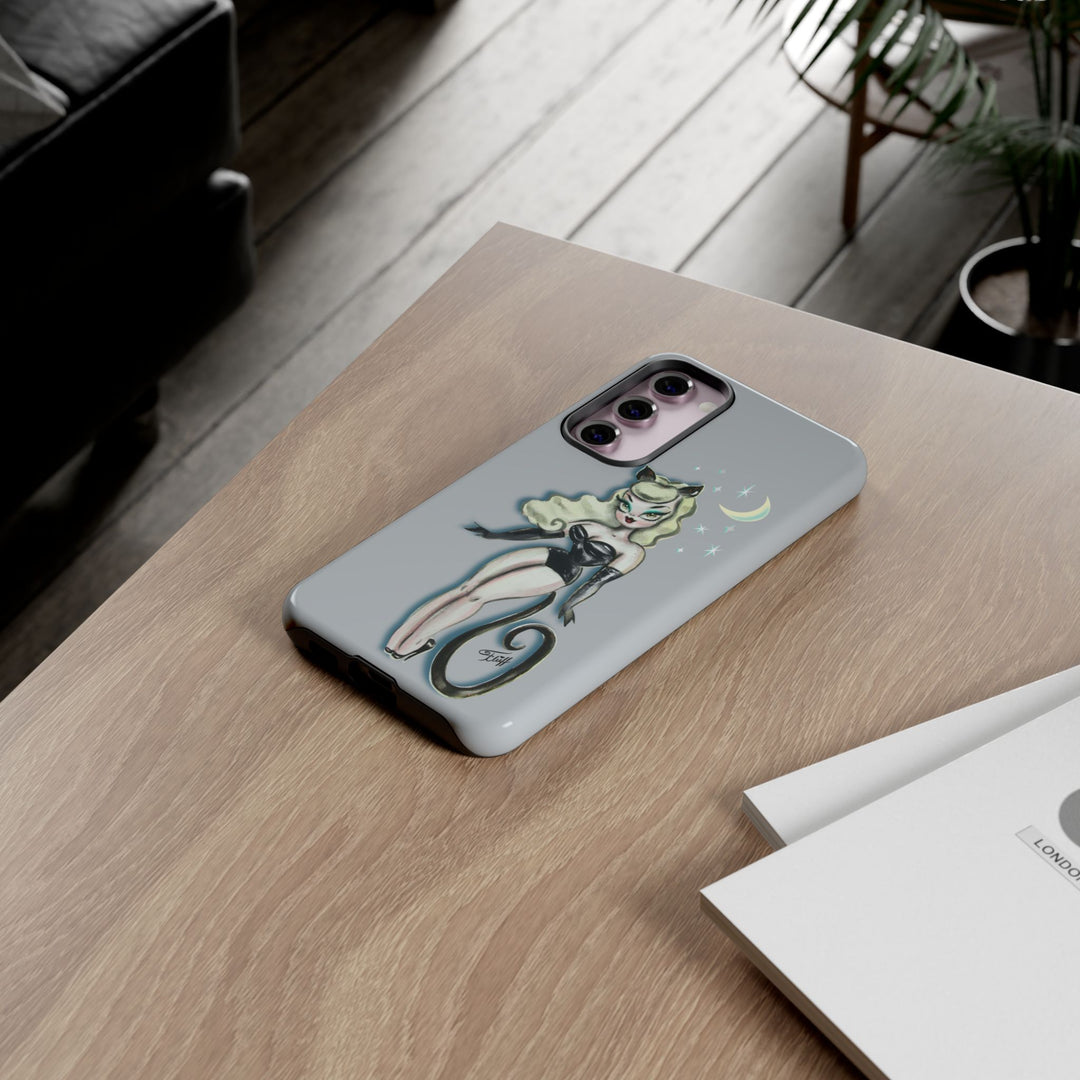Blonde Cat Girl • Tough Phone Case