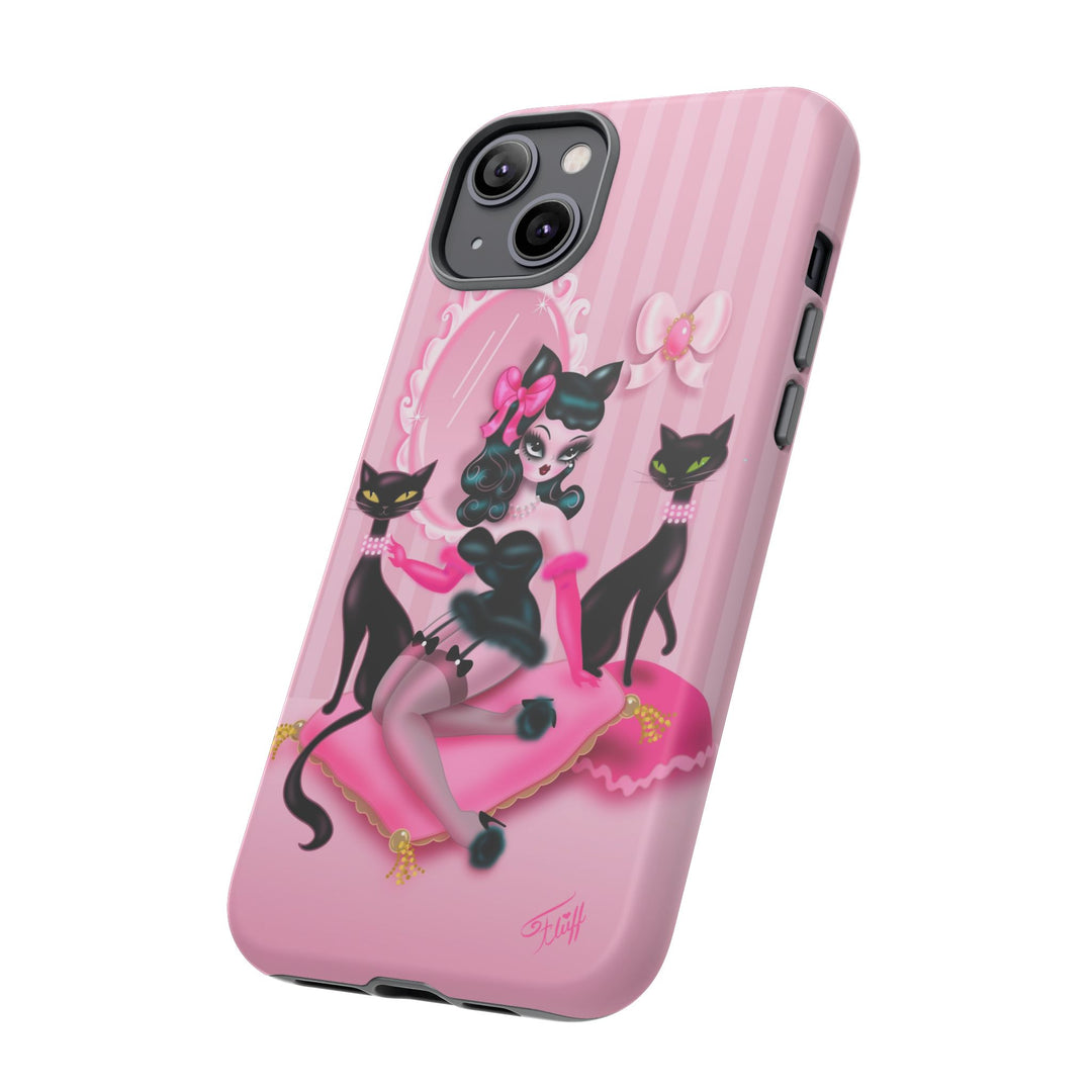 Kitten Boudoir Doll • Tough Phone Case