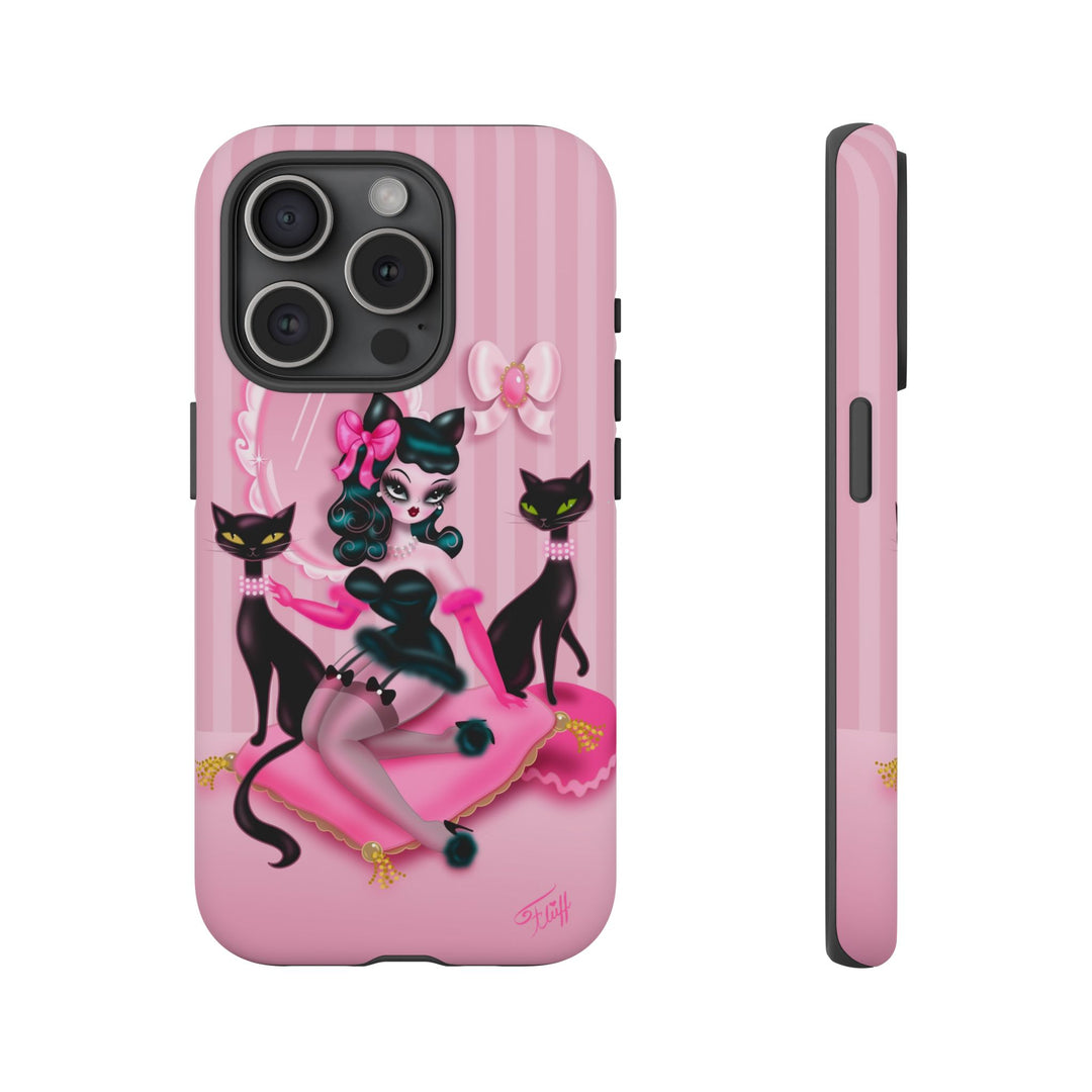 Kitten Boudoir Doll • Tough Phone Case