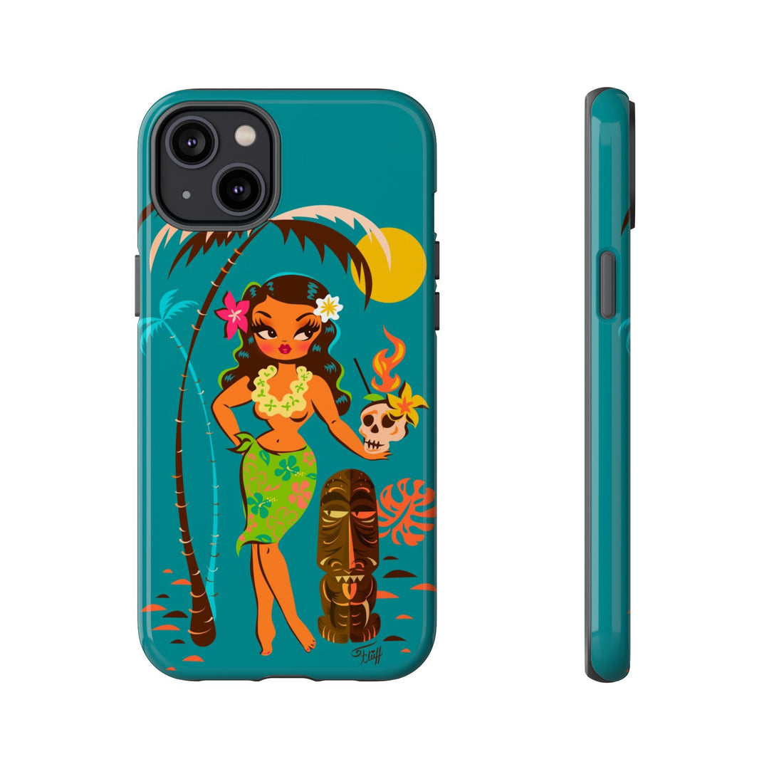 Tiki Temptress • With Skull Mug • Phone Case