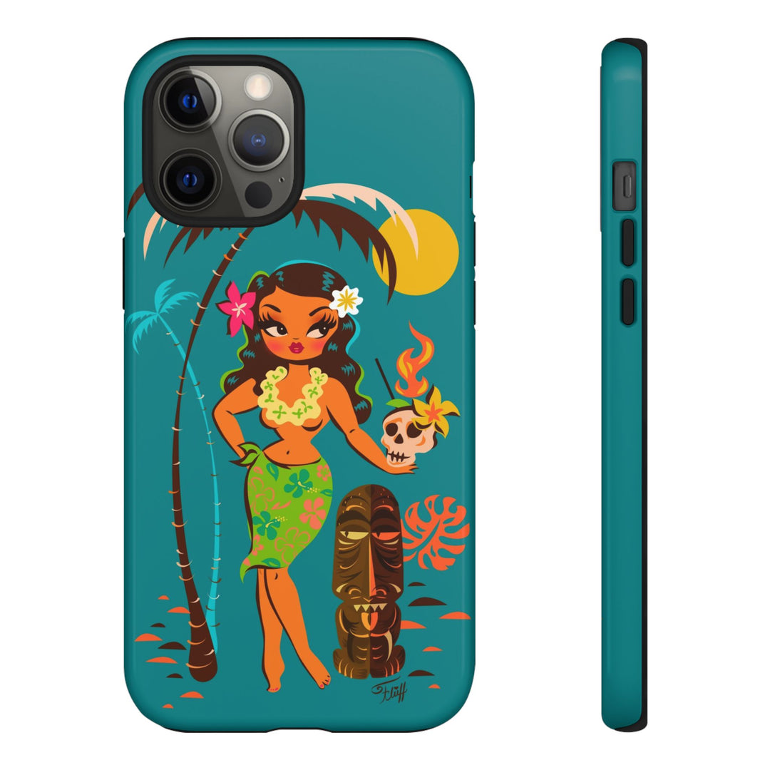 Tiki Temptress • With Skull Mug • Phone Case