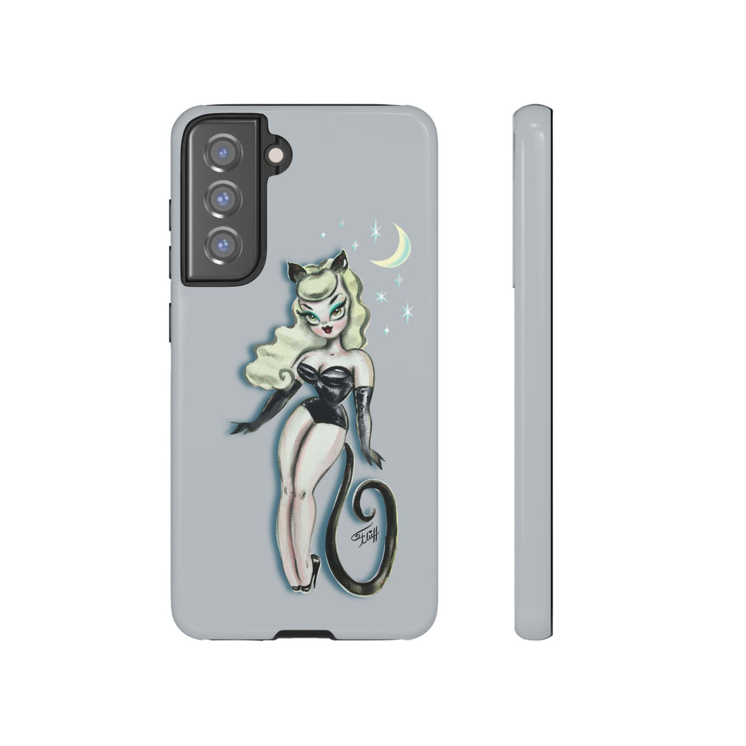 Blonde Cat Girl • Tough Phone Case