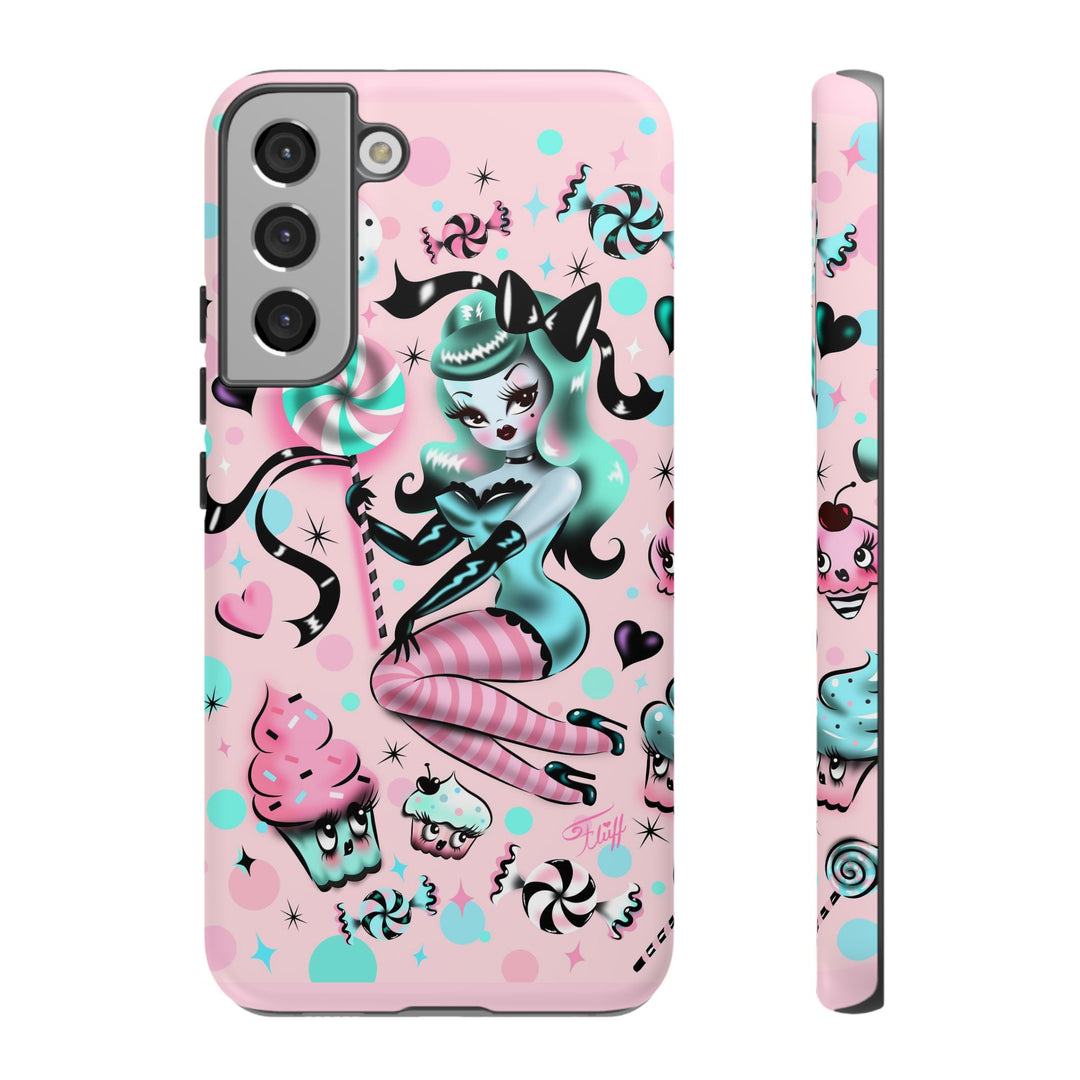 Mint Sugar Pinup • Tough Phone Case