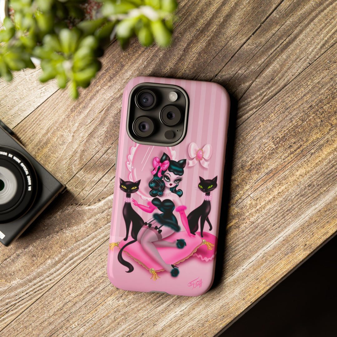 Kitten Boudoir Doll • Tough Phone Case