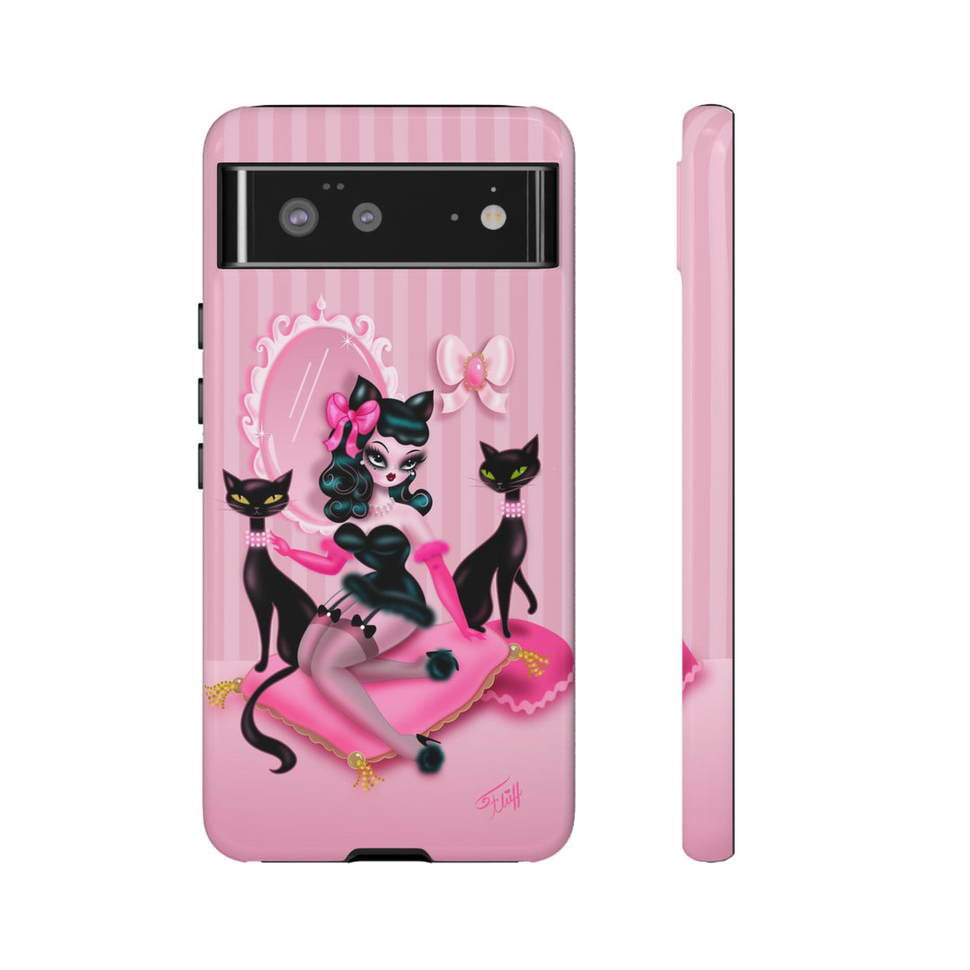 Kitten Boudoir Doll • Tough Phone Case