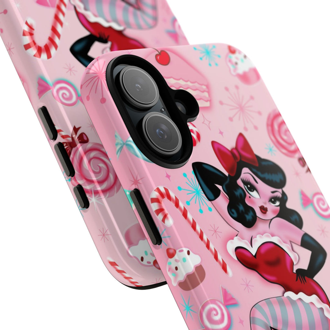 Candy Cane Martini Girl • Case Mate Galaxy S7 & S9 Slim Phone Case