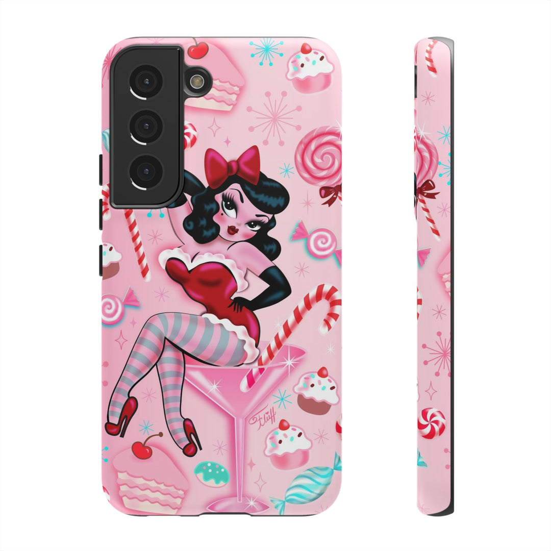 Candy Cane Martini Girl • Case Mate Galaxy S7 & S9 Slim Phone Case