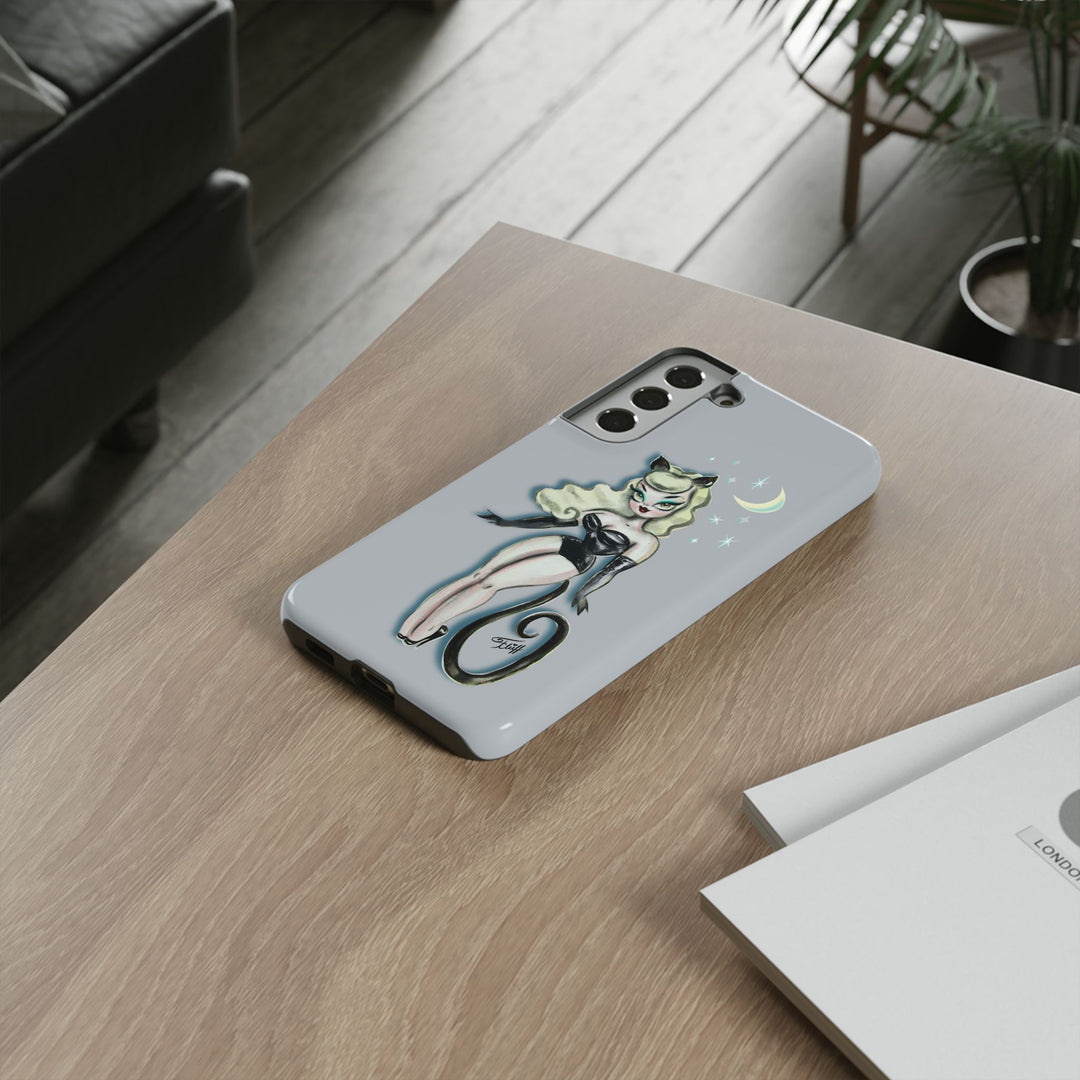 Blonde Cat Girl • Tough Phone Case