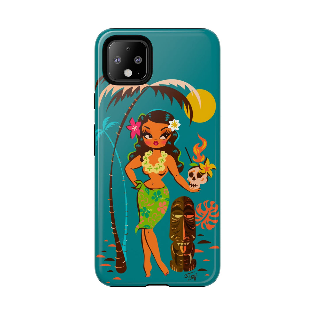 Tiki Temptress • With Skull Mug • Phone Case