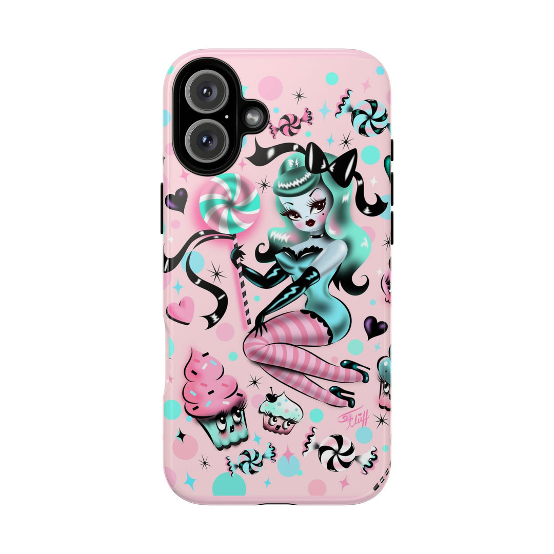 Mint Sugar Pinup • Tough Phone Case