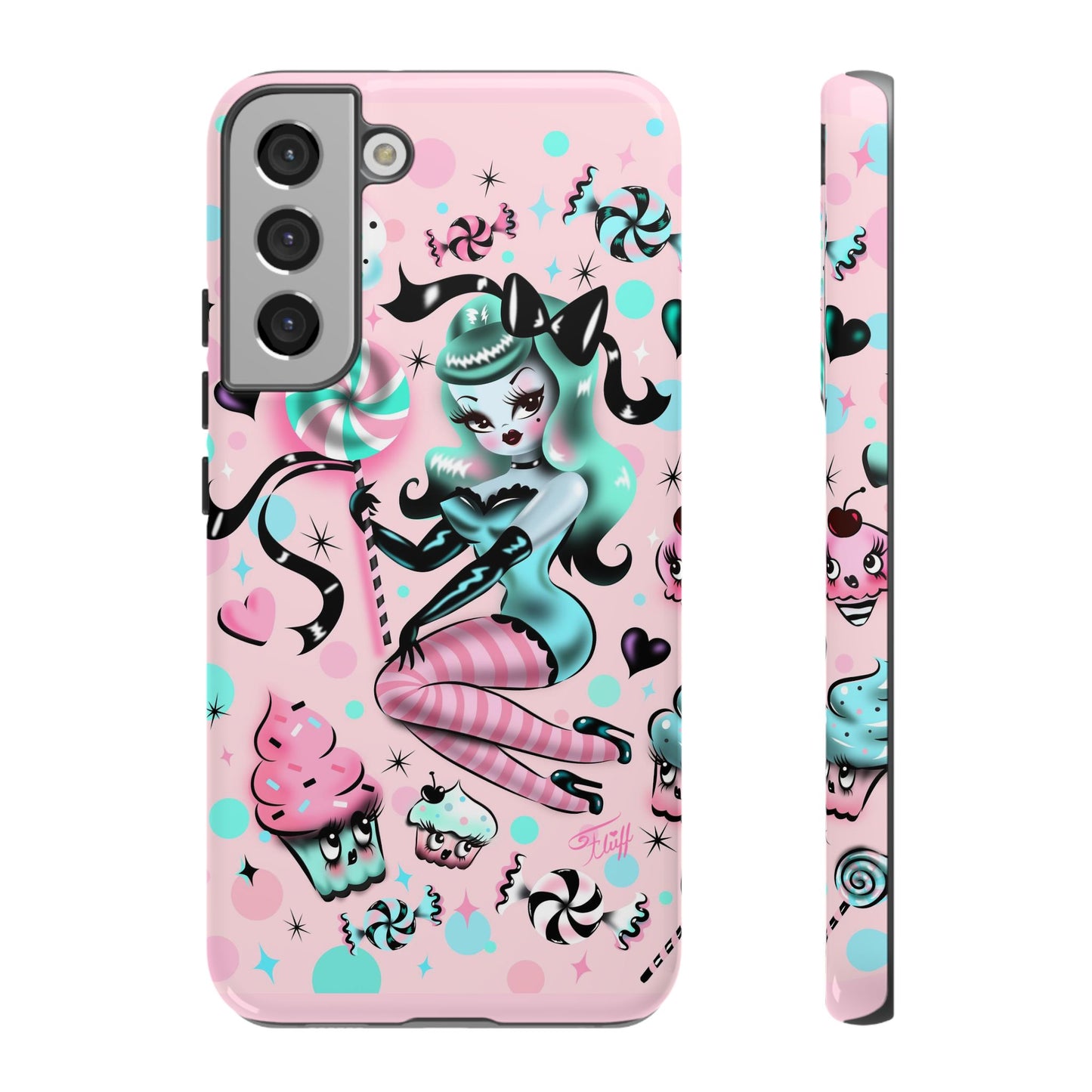 Mint Sugar Pinup • Tough Phone Case