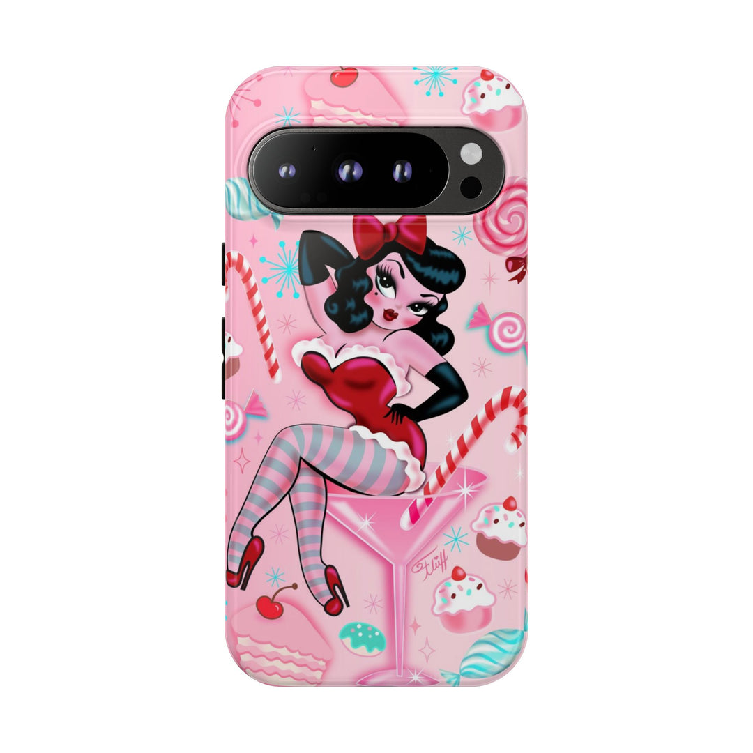 Candy Cane Martini Girl • Case Mate Galaxy S7 & S9 Slim Phone Case