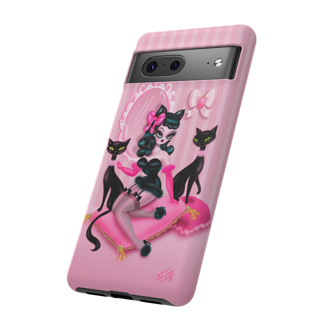 Kitten Boudoir Doll • Tough Phone Case