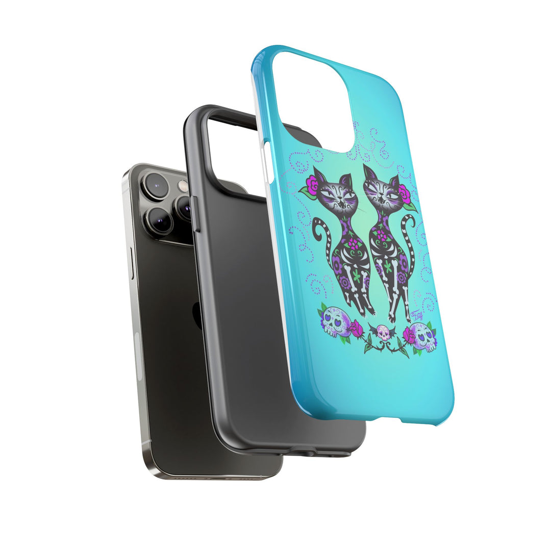 Sugar Skull Cats • Tough Phone Case