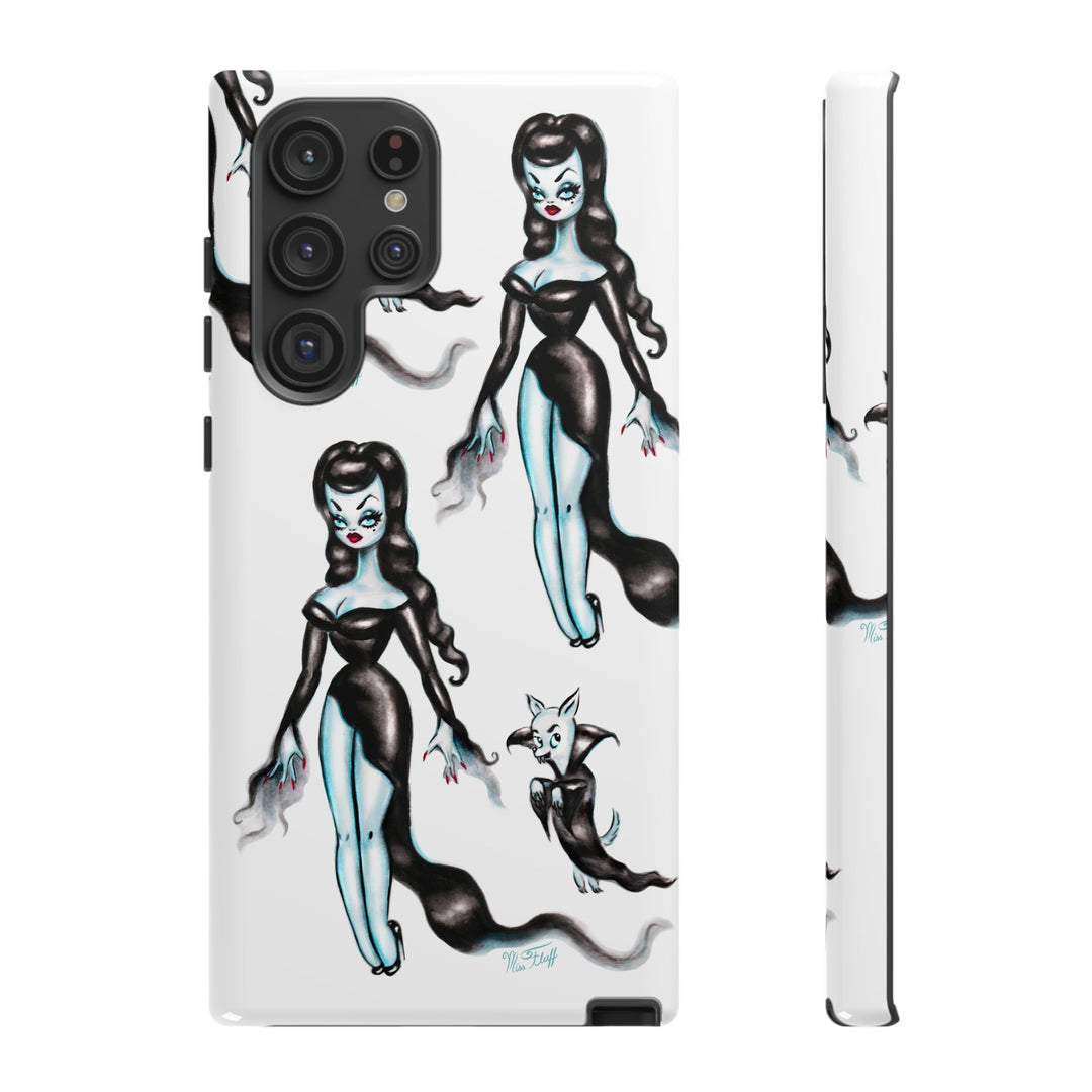 Vampira with Nosferachi • Tough Phone Case