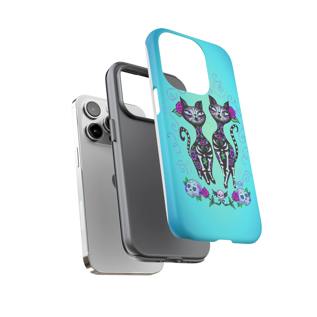 Sugar Skull Cats • Tough Phone Case