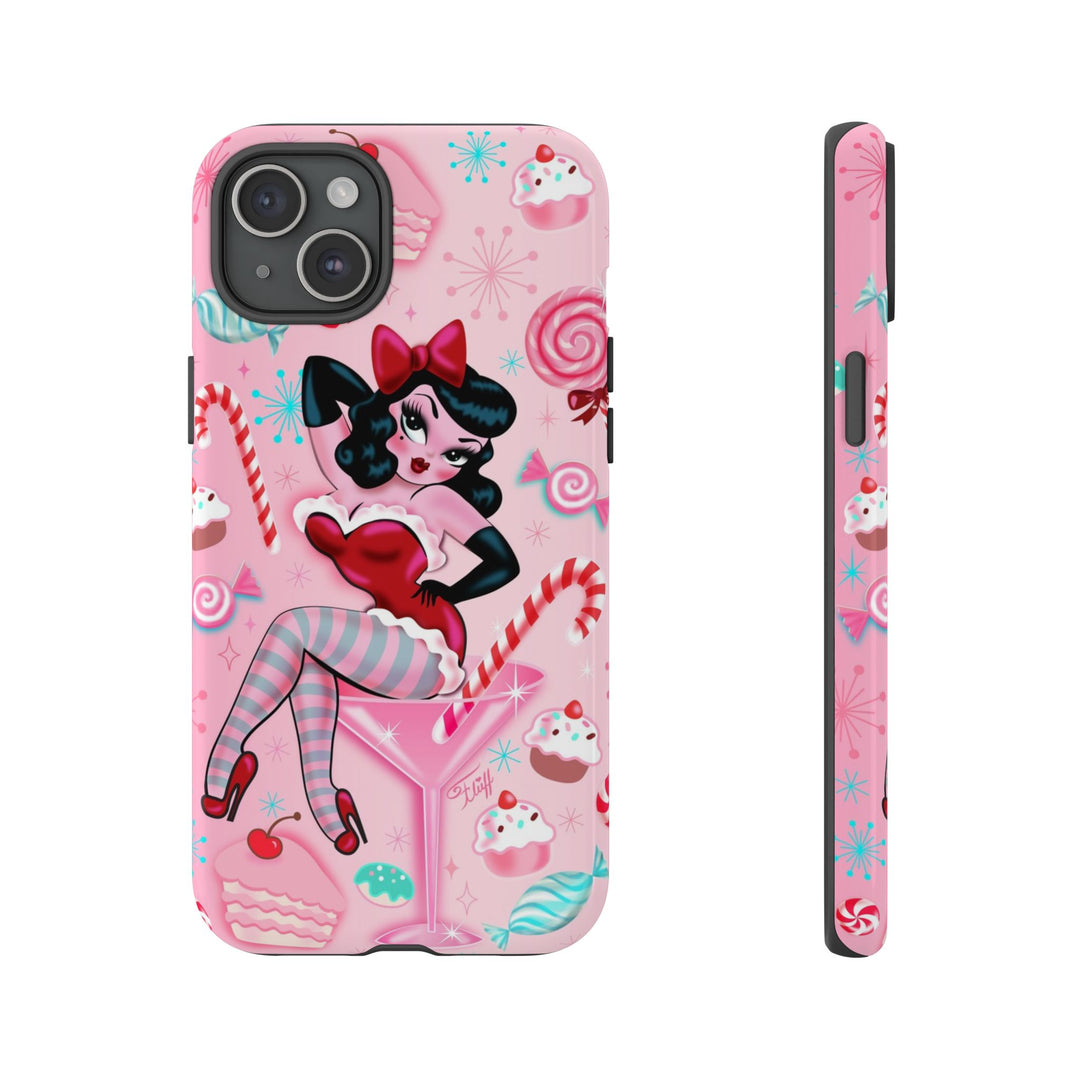 Candy Cane Martini Girl • Case Mate Galaxy S7 & S9 Slim Phone Case