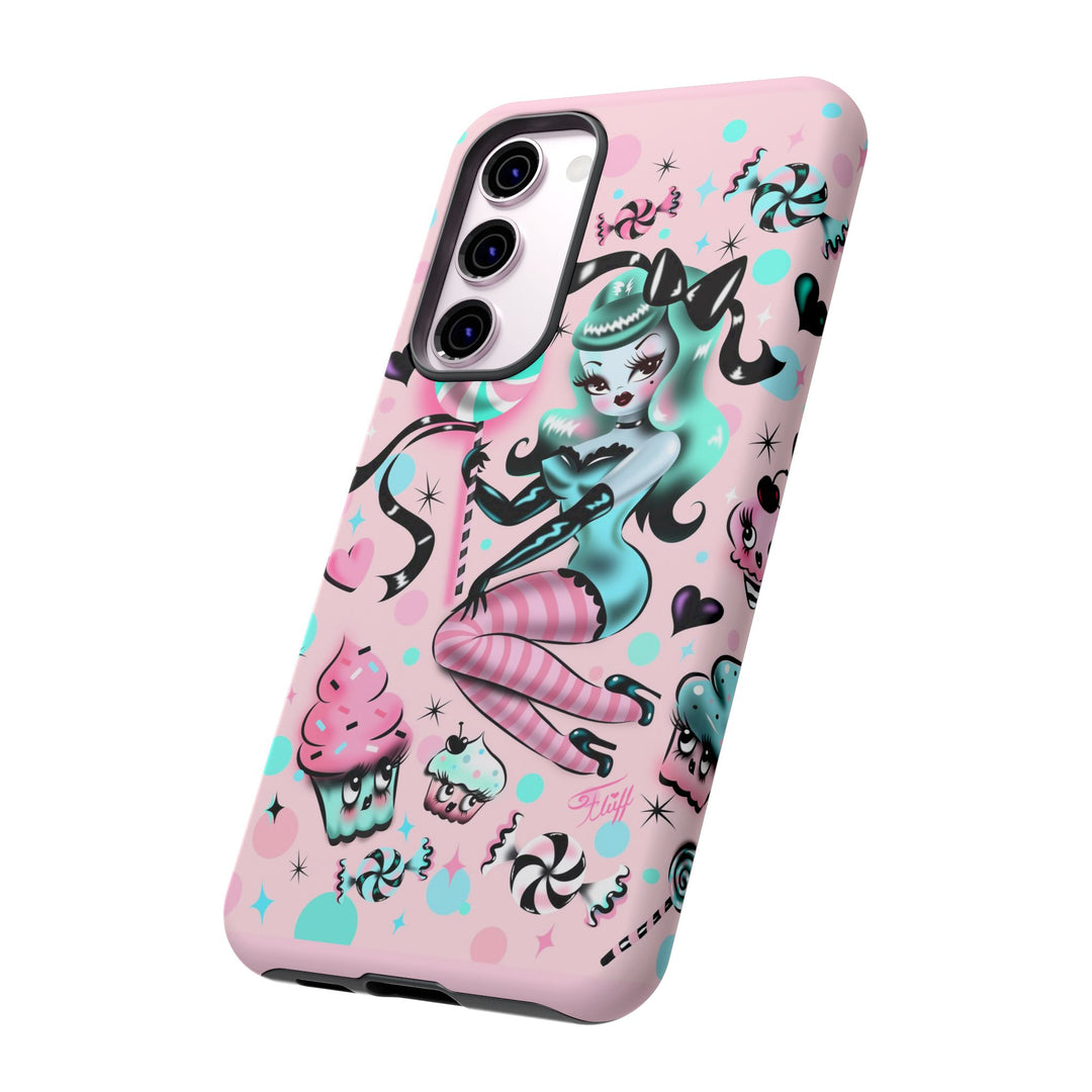 Mint Sugar Pinup • Tough Phone Case