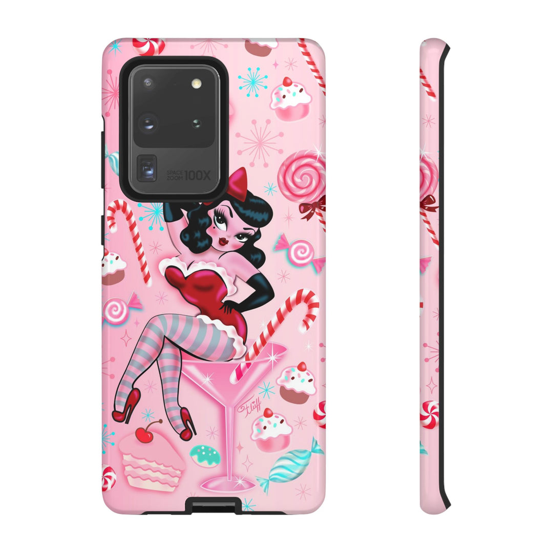 Candy Cane Martini Girl • Case Mate Galaxy S7 & S9 Slim Phone Case