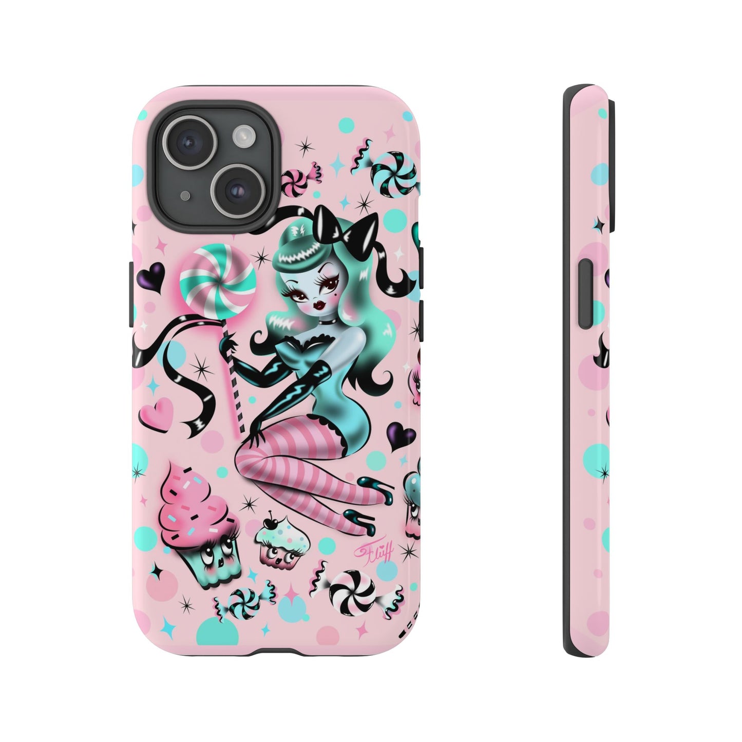 Mint Sugar Pinup • Tough Phone Case