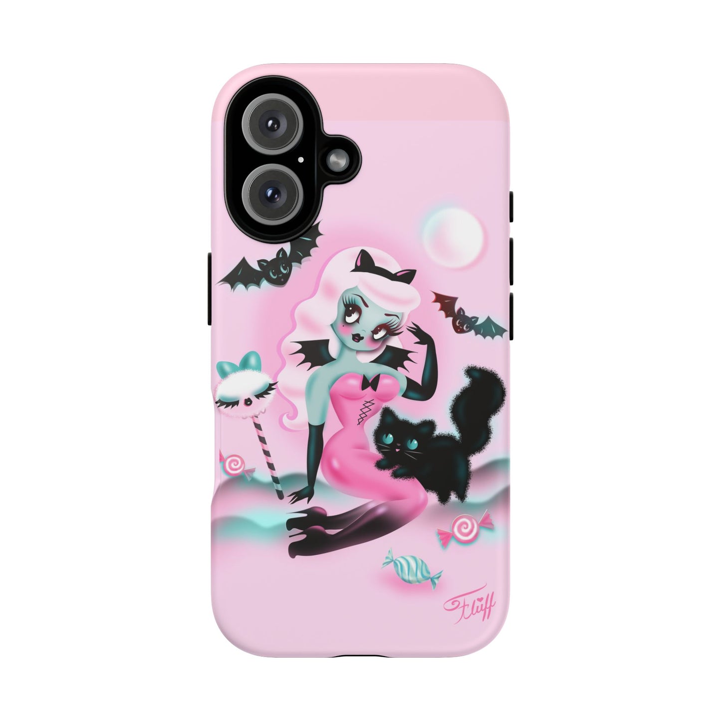 Pastel Candy Vampire with Kitty • Tough Phone Case