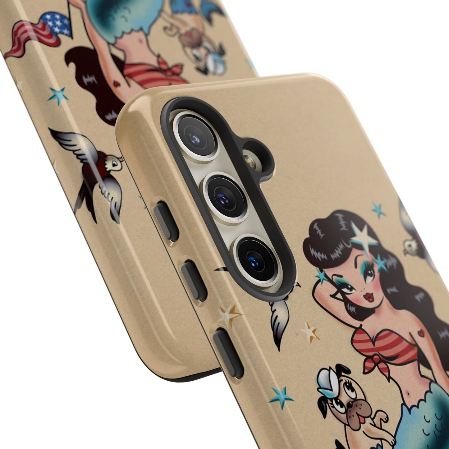 Patriotic Mermaid • Tough Phone Case