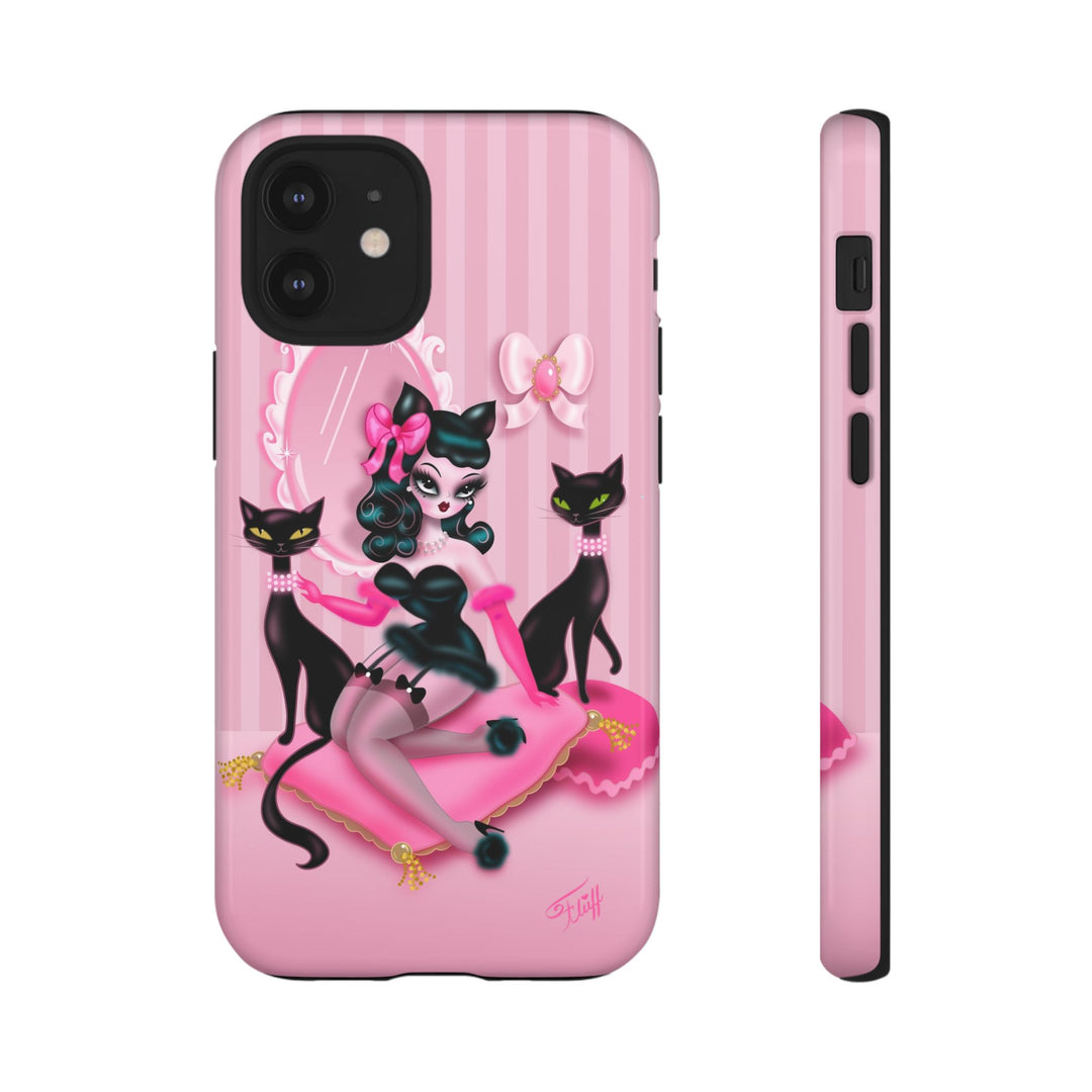 Kitten Boudoir Doll • Tough Phone Case