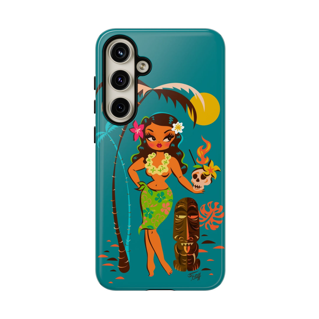 Tiki Temptress • With Skull Mug • Phone Case