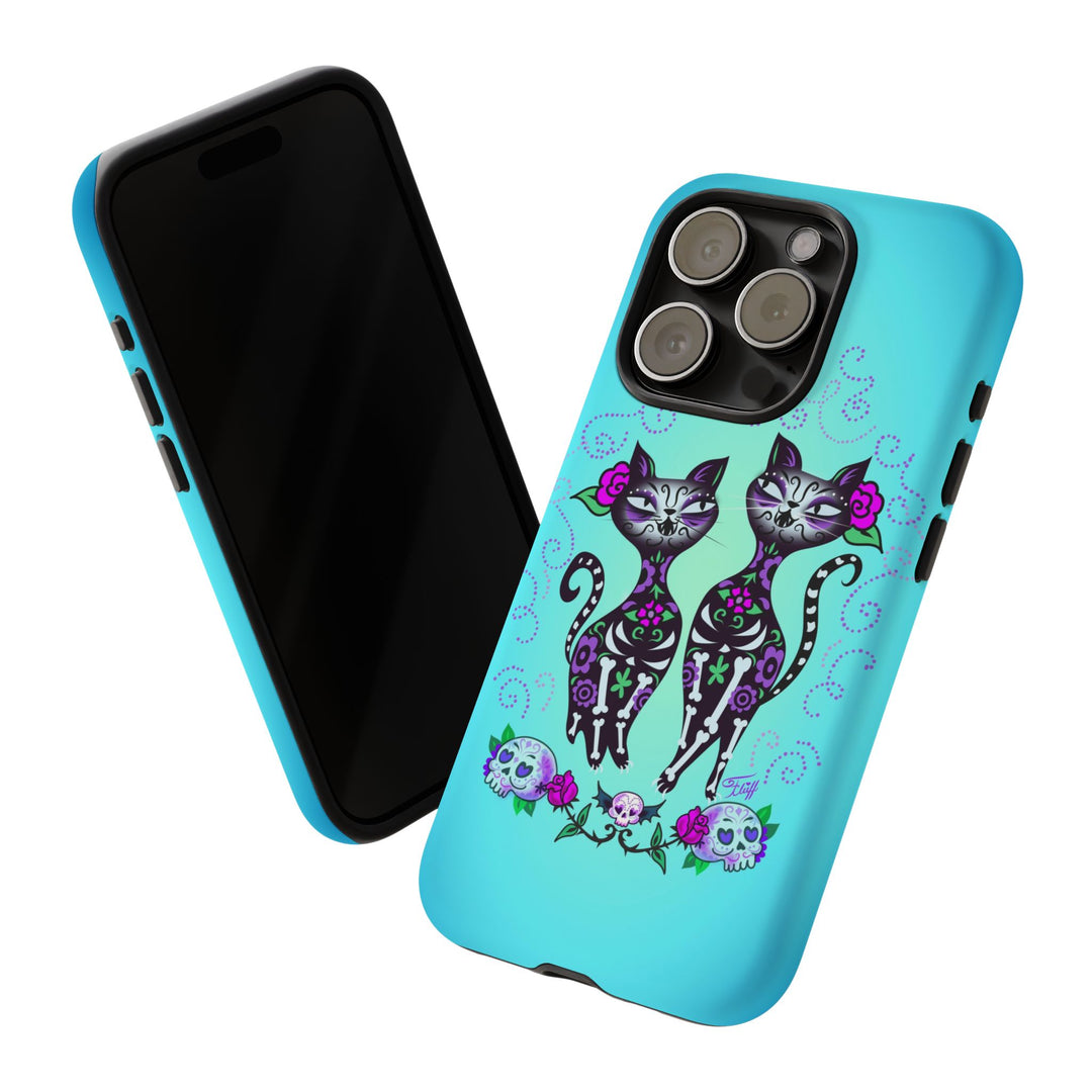 Sugar Skull Cats • Tough Phone Case