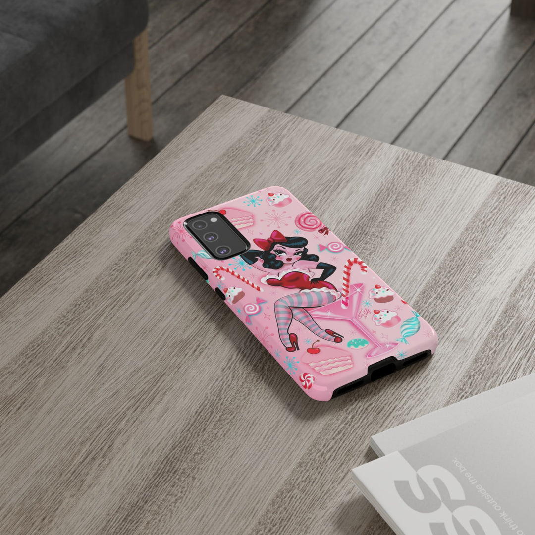 Candy Cane Martini Girl • Case Mate Galaxy S7 & S9 Slim Phone Case