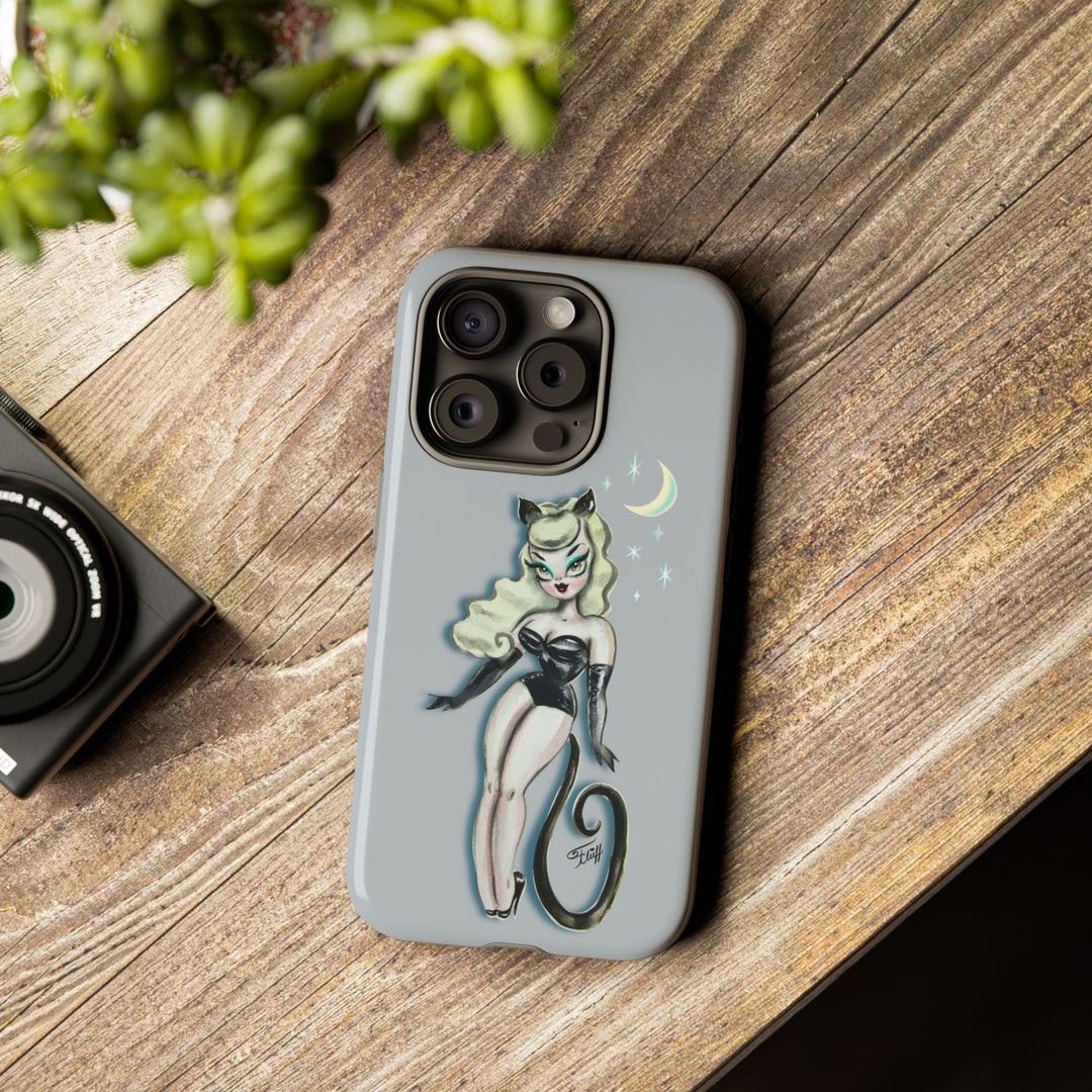 Blonde Cat Girl • Tough Phone Case
