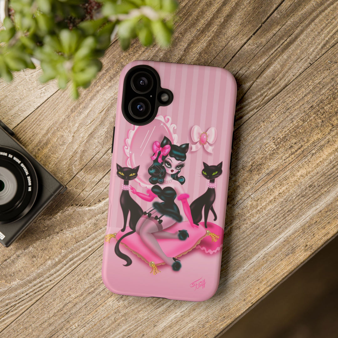 Kitten Boudoir Doll • Tough Phone Case