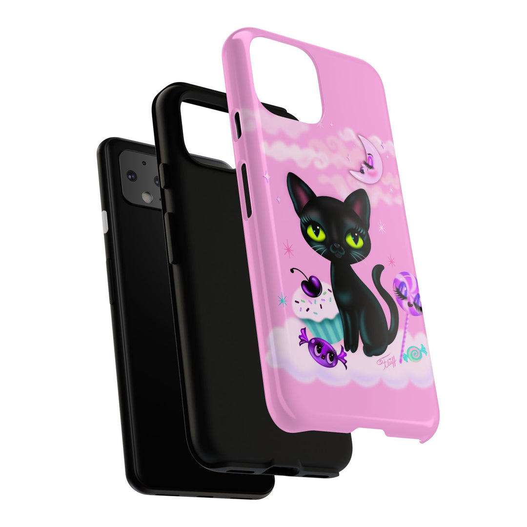 Vyolette in the Sky with Candies Pink • Tough Phone Case